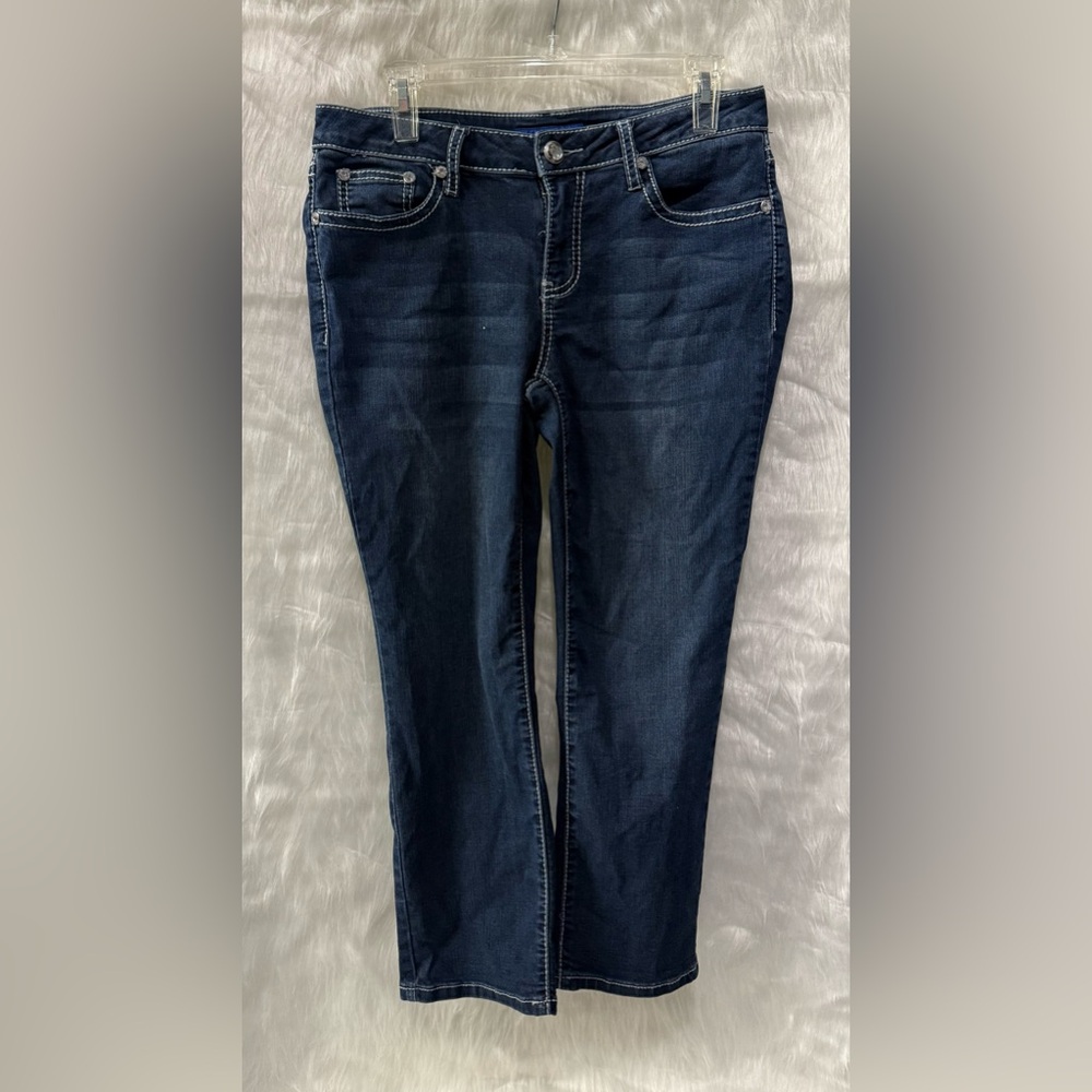 Apt. 9 Blue Skinny Jeans Sleek Fit